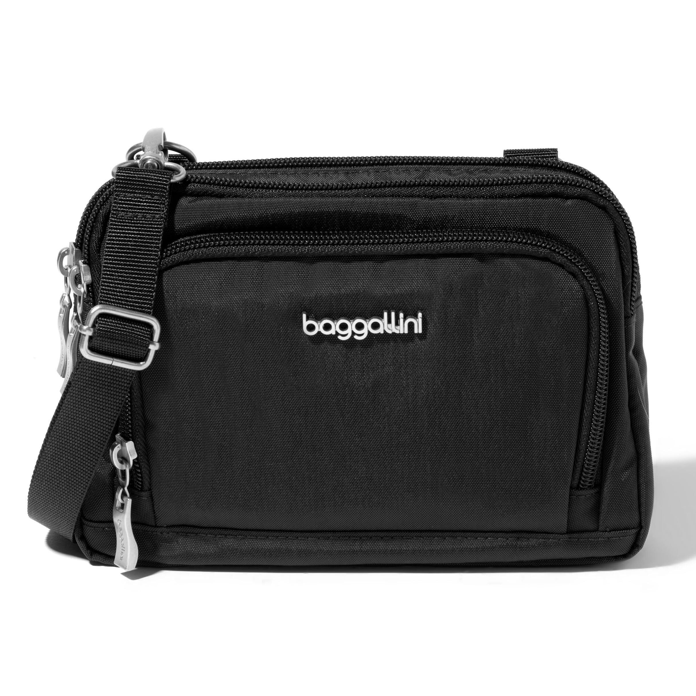 5400 Trifecta Rfid Wallet Crossbody - 8"X6" Crossbody Bag Convertible Fanny